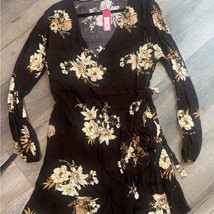 3/$25 Brown Floral Dress